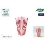 Recipiente per servire i pop corn Algon 9,5 x 19,3 cm (24 Unità)
