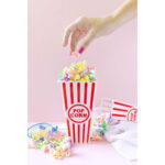 Recipiente per servire i pop corn Algon 9,5 x 19,3 cm (24 Unità)
