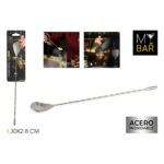 Cucchiaio da Cocktail My Bar Argentato Acciaio inossidabile 30 x 2,8 cm 24 Unità