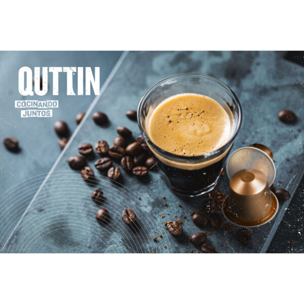 Contenitore per Sistemare le Capsule di Caffè Quttin Bambù 35 x 18 x 4 cm 40 Capsule di caffè (6 Unità)