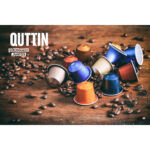 Contenitore per Sistemare le Capsule di Caffè Quttin Bambù 35 x 18 x 4 cm 40 Capsule di caffè (6 Unità)