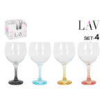 Set di Bicchieri LAV 645 ml 9,4 x 20 cm 4 Pezzi (16 Unità)