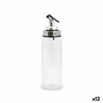 Oliera Quttin Trasparente Argentato Vetro 5,5 x 5,5 x 20,5 cm (12 Unità)