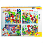 Set di 4 Puzzle Spidey 35 x 1,5 x 25 cm 48 Pezzi (6 Unità)
