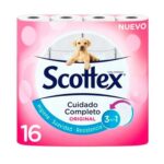 Carta Igienica Scottex Original Bianco 16 Pezzi (6 Unità)