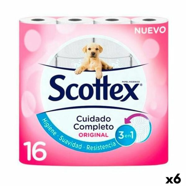 Carta Igienica Scottex Original Bianco 16 Pezzi (6 Unità)