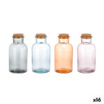 Bottiglia di Vetro La Mediterránea Sughero Vetro 500 ml (16 Unità)