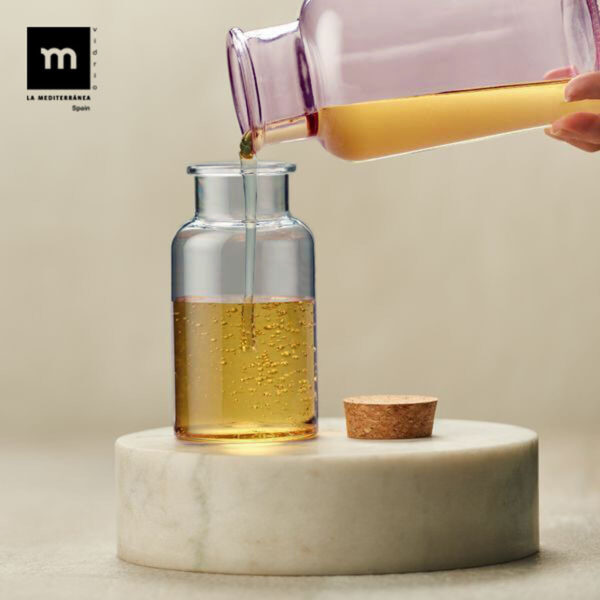 Bottiglia di Vetro La Mediterránea Sughero Vetro 1 L (12 Unità)