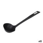 Mestolo Quttin Quttin Nero 33 x 10 x 8 cm (12 Unità)