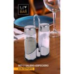Portasale con Coperchio My Bar Metallo 47 ml 2 Pezzi (24 Unità)