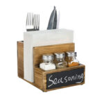 Contenitore per Sistemare Multiuso My Bar Legno 14,5 x 18 x 12 cm (6 Unità)