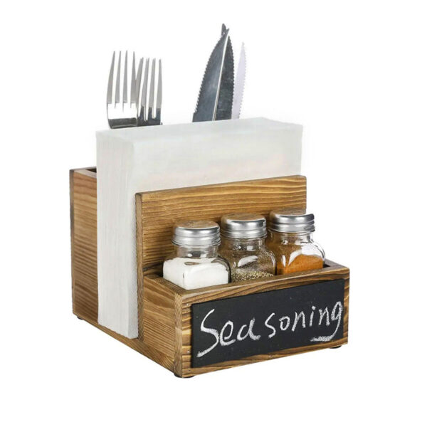 Contenitore per Sistemare Multiuso My Bar Legno 14,5 x 18 x 12 cm (6 Unità)