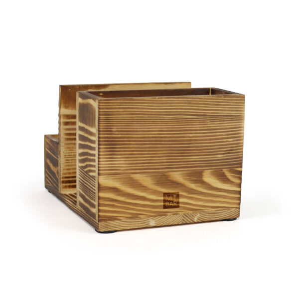 Contenitore per Sistemare Multiuso My Bar Legno 14,5 x 18 x 12 cm (6 Unità)