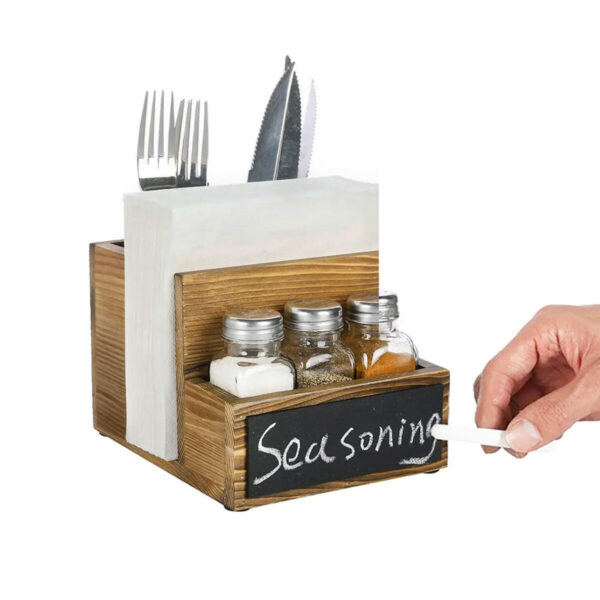 Contenitore per Sistemare Multiuso My Bar Legno 14,5 x 18 x 12 cm (6 Unità)