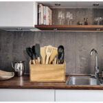 Contenitore per Utensili da Cucina My Bar Legno 30 x 11,2 x 17 cm (6 Unità)