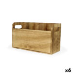 Contenitore per Utensili da Cucina My Bar Legno 30 x 11,2 x 17 cm (6 Unità)