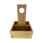 Portaspezie in Bambù My Bar Bambù 15 x 15 x 22 cm (12 Unità)