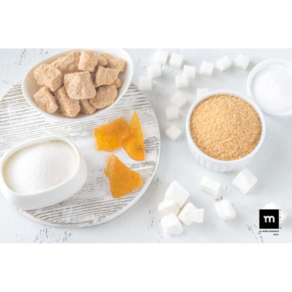 Portazucchero La Mediterránea Trasparente Argentato Vetro Acciaio 0,25 L 7 x 8,7 cm (24 Unità)