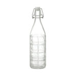 Bottiglia di Vetro La Mediterránea Trasparente Vetro 1 L (12 Unità)