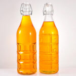 Bottiglia di Vetro La Mediterránea Trasparente Vetro 1 L (12 Unità)