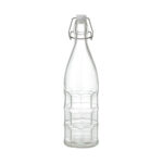 Bottiglia di Vetro La Mediterránea Trasparente Vetro 1 L (12 Unità)
