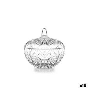 Barattolo di Vetro Inde Nefertiti Trasparente (18 Unità)