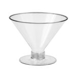 Set di calici riutilizzabili Algon Trasparente 9,5 x 7,2 cm 8 Pezzi (24 Unità)