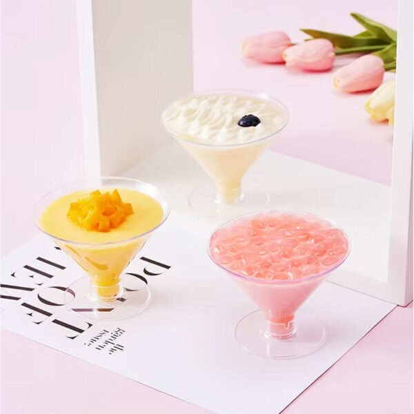 Set di calici riutilizzabili Algon Trasparente 9,5 x 7,2 cm 8 Pezzi (24 Unità)