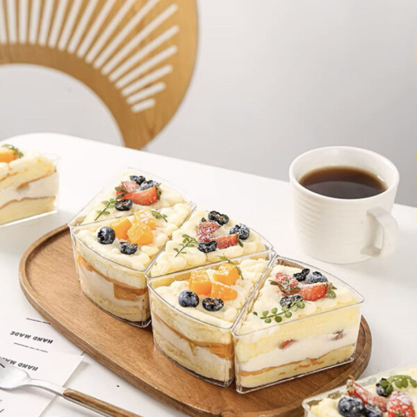 Set di ciotole riutilizzabili Algon Trasparente Plastica 9 x 5,5 cm 10 Pezzi (24 Unità)