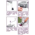 Tritatutto Manuale per Verdure Quttin Grigio Acciaio inossidabile 31 x 25,7 x 23 cm (6 Unità)