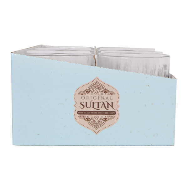 Bicchiere La Mediterránea Sultan Trasparente Vetro 350 ml (48 Unità)