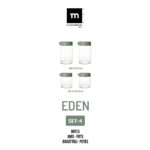 Set di Barattoli La Mediterránea Eden Vetro polipropilene 4 Pezzi (8 Unità)