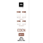 Set di Barattoli La Mediterránea Eden Vetro polipropilene 4 Pezzi (8 Unità)