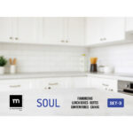 Set di scatole porta pranzo Inde Soul Rettangolare 1,04 L 3 Pezzi (8 Unità)