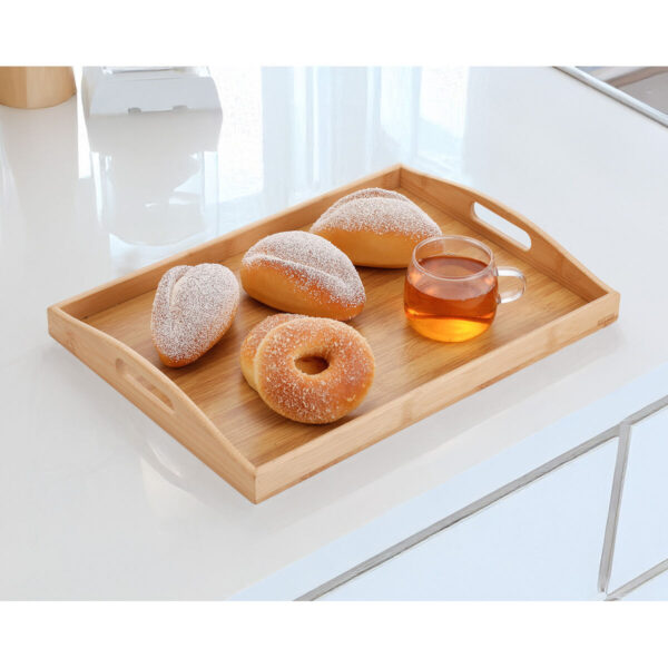 Vassoio Quttin Marrone Bambù 43,7 x 29 x 5,5 cm (8 Unità)