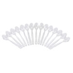 Set di cucchiai riutilizzabili Algon Trasparente 14 cm 15 Pezzi (24 Unità)