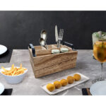 Contenitore per Sistemare Multiuso My Bar Legno 12,5 cm 23 x 16,8 x 10 cm (8 Unità)