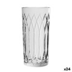 Bicchiere La Mediterránea Phasai seu Trasparente Vetro 460 ml (24 Unità)