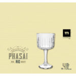 Calice La Mediterránea Phasai rio Trasparente Vetro 500 ml (24 Unità)