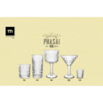 Bicchiere da cocktail La Mediterránea Phasai rio Trasparente Vetro 200 ml (24 Unità)