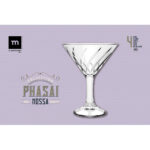 Bicchiere da cocktail La Mediterránea Phasai nossa Trasparente Vetro 200 ml (24 Unità)