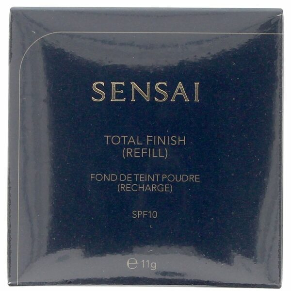 Base per il Trucco in Polvere Sensai Total Finish Nº TF204 Almond B. Spf 10 11 g Ricarica