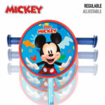 Monopattino Mickey Mouse Gomma Metallo Plastica Azzurro