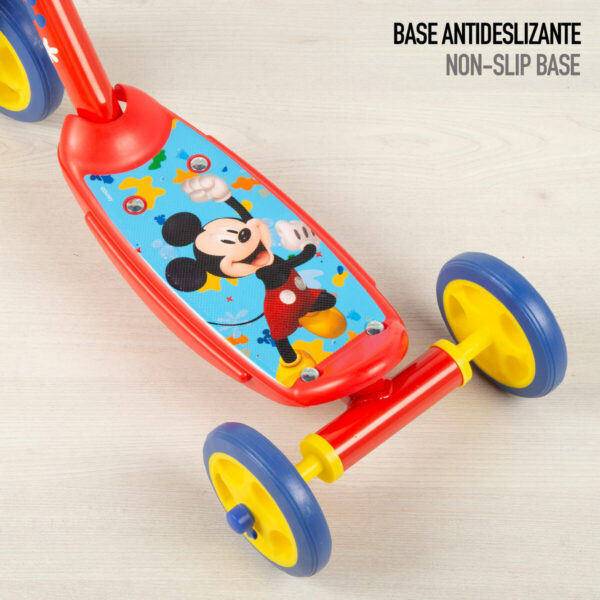 Monopattino Mickey Mouse Gomma Metallo Plastica Azzurro