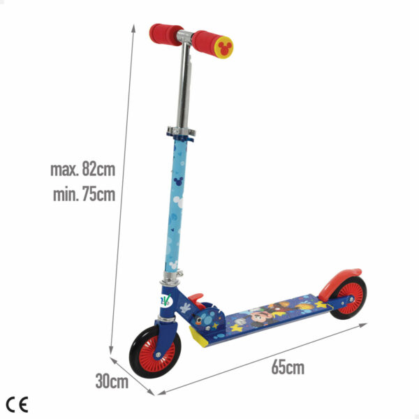Monopattino Scooter Mickey Mouse 65 x 82 x 30 cm Azzurro