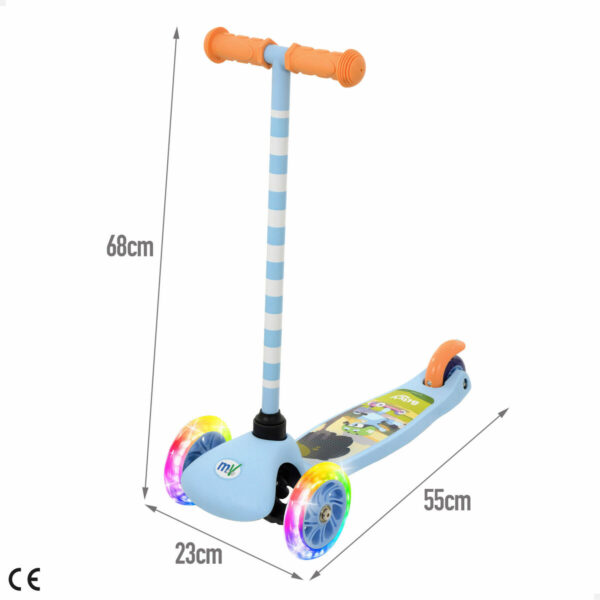 Monopattino Bluey Gomma Metallo Plastica Azzurro