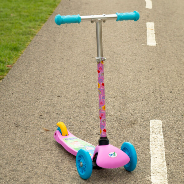 Monopattino Scooter Peppa Pig Gomma Metallo Plastica