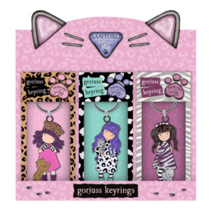 Portachiavi Gorjuss Purrrrrfect love 12 Pezzi