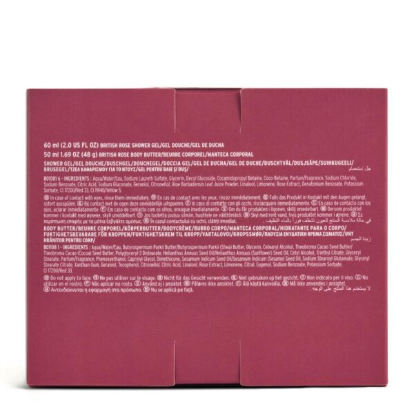 Gel Doccia The Body Shop BRITISH ROSE 2 Pezzi