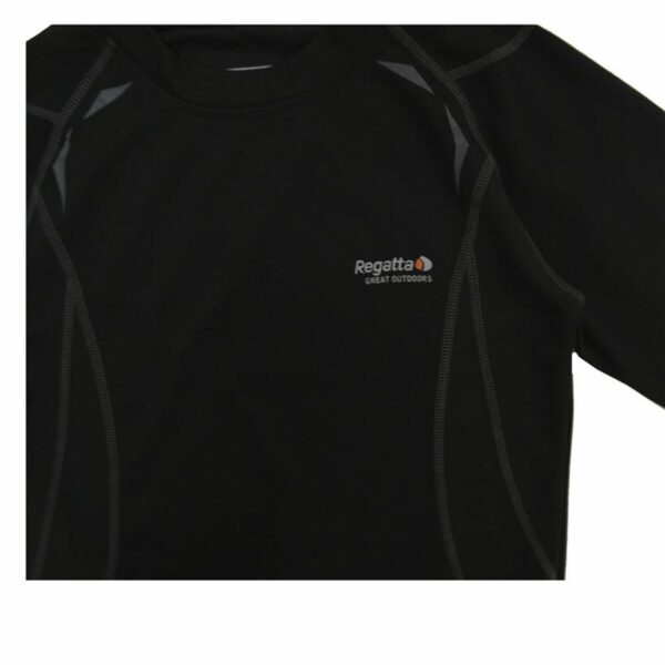 Maglia Termica da Bambini Regatta Nero